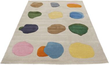 Килимок для дитячої кімнати, 160 x 230 см, дитячий килимок для дітей, ігровий килимок, сучасний дизайн, середній ворс, вовна, без