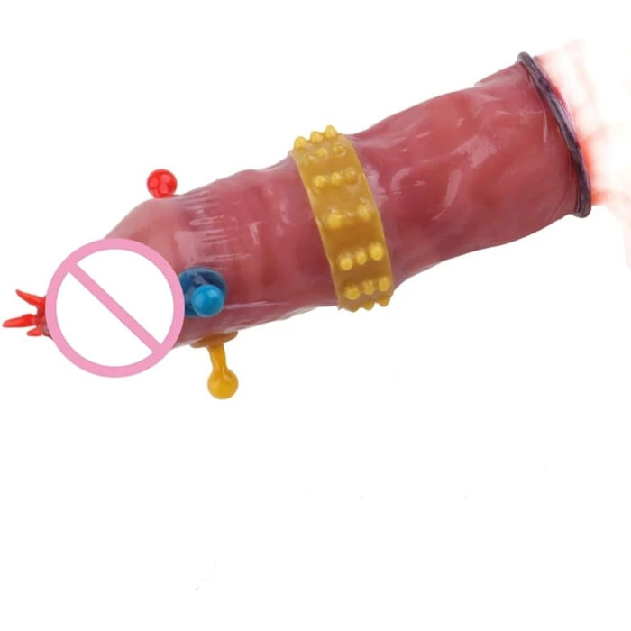 Чоловічі презервативи з шипами жіночі G-Spot вагінальна стимуляція відчуття презервативи пеніс рукав секс-іграшка для чоловіків, 12 шт., 4