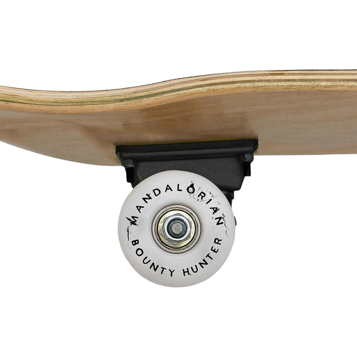 Скейтборд для підлітків, 79 см, нековзка дека, великий, до 100 кг, ЗОРЯНІ ВІЙНИ Мандалорець