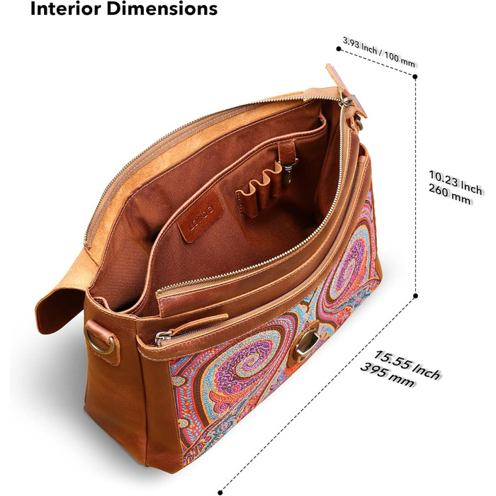 Сумка для ноутбука Londo Zion messenger bag - вищого ґатунку шкіра для стильних технічних професіоналів 13 дюймів коричнева
