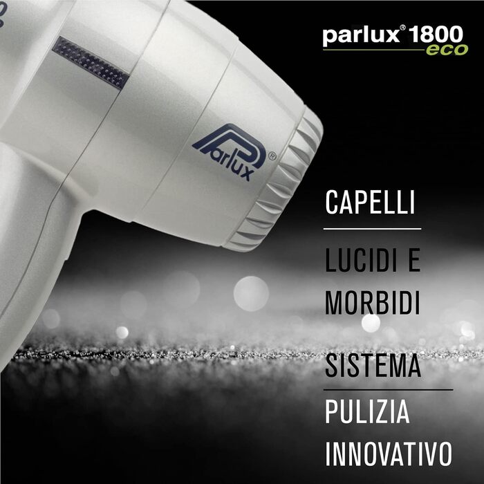 Професійний фен Parlux 1800, сріблястий