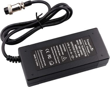 Зарядний пристрій 67,2 В для літієвих акумуляторів 60 В 16S 57,6 В 59,2 В 64 В, 3-контактний вбудований роз&39єм 12 мм, підходить для Kaabo Wolf Warrior 11 Airwheel Q3