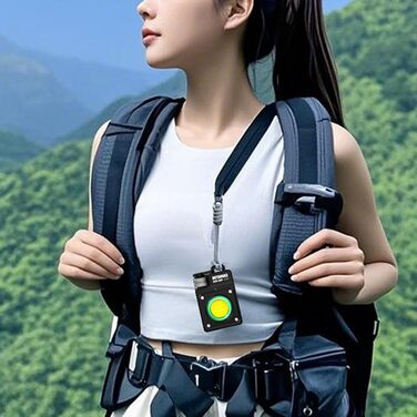 Ліхтарі для кемпінгу, світлодіодний ліхтарик та ліхтарик 3500 лм з акумуляторною батареєю 3000 мАг, регульована яскравість для кемпінгу, походів, аварійного відключення живлення (ЧОРНИЙ) Чорний