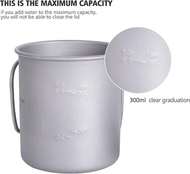 Безмежна подорож Відкритий 750 мл 800 мл 1100 мл 1300 мл Титанова пляшка з кришкою складана ручка для кемпінгу, походів, пікніка, ультралегка портативна пляшка для води, чашка, набір для спорту