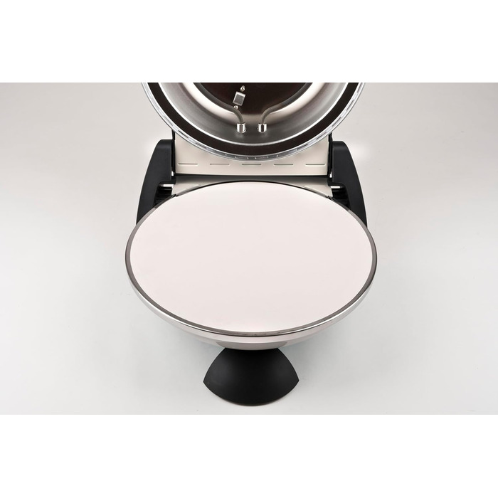 Електрична піч для піци G3Ferrari Delizia G1000617 Icy Cream - обмежена серія - до 400 градусів з вогнетривким натуральним каменем/піцою та багато іншого. за 3 хвилини / також для столу та саду