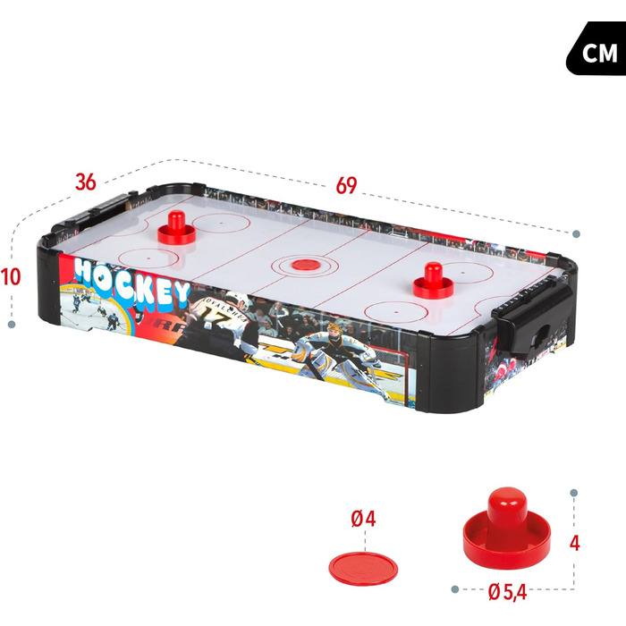 Настільний аерохокей Color Baby Air Hockey Tisch Pro Championship – 74×36 см
