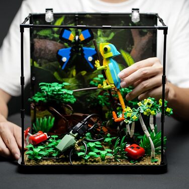 Конструктор ENJBRICK Flower Insect Tank Construction Set 1038, 1284 деталі