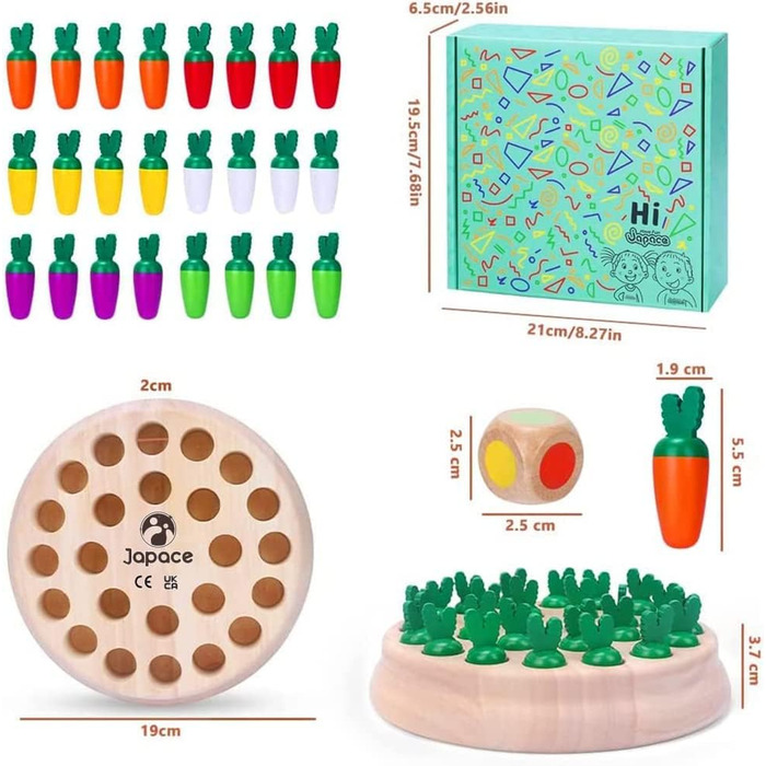 Дитяча розвиваюча гра сприяє зосередженості, Сімейна настільна та кімнатна гра Іграшка Монтессорі від 3 4 5 років