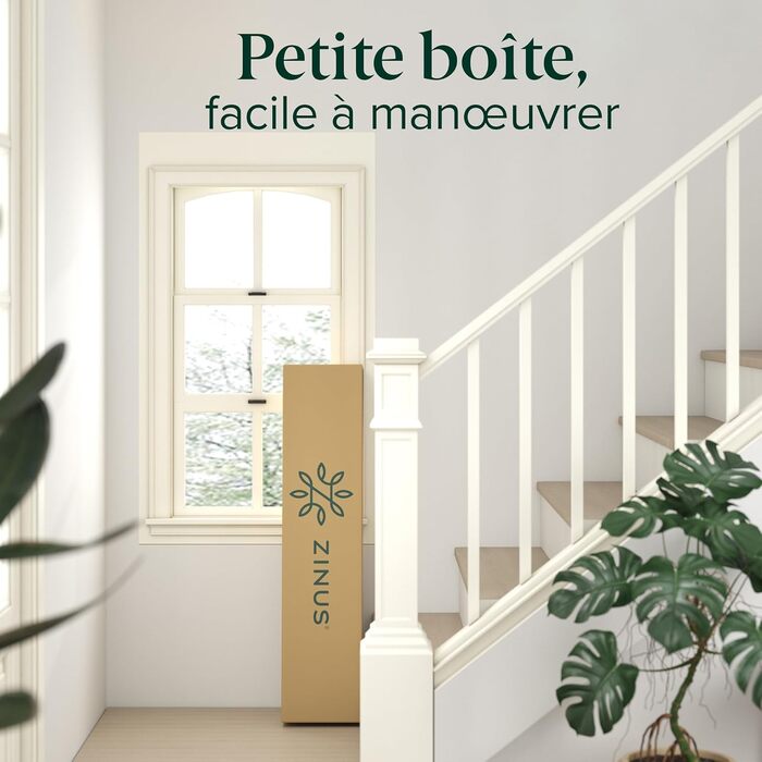 Ліжко Zinus Caleb з металевої платформи, висота 36 см, сталевий каркас, складне, для зберігання під ліжком, легке складання