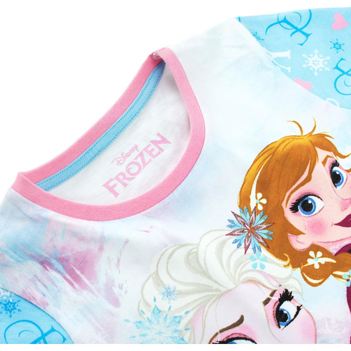 Піжами для дівчаток Disney Дитячі піжами "Крижане серце" зі 100 бавовни Довгі піжами Ельзи та Анни, розмір 110, сині