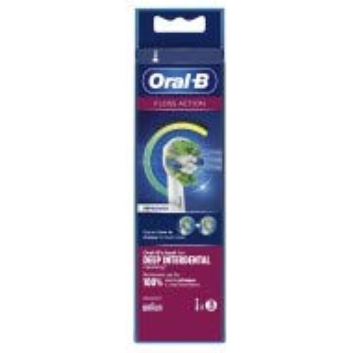 Щітки Oral-B FlossAction з технологією CleanMaximiser, 3 шт. и білі 3 шт. и (1 упаковка)