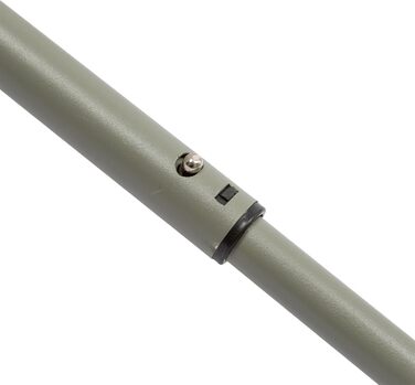 Білий 120 см (4 фути) Розкладний пластиковий стіл з регульованою висотою - Міцні складні садові кемпінгові столи