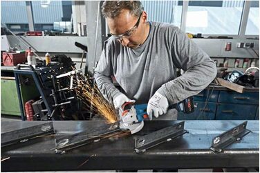 Кутова шліфувальна машина Bosch Professional BITURBO GWX 18V-15 C (діаметр диска 125 мм, кріплення X-LOCK, в комплекті 2 акумулято