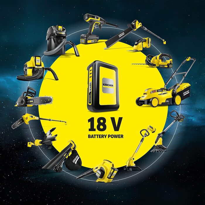 Акумуляторний пилосос для сухої золи Krcher 18 В AD 2 Akku ідеально підходить для чищення камінів і пелетних печей, вогнетривкий м