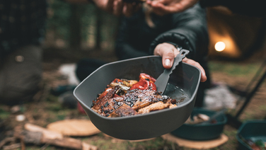 Набір туристичного посуду Robens Leaf Meal Kit Fire Red (690276)