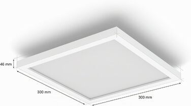 Світлодіодна панель Philips Hue Aurelle, 30 x 30 см, білий колір, нове покоління