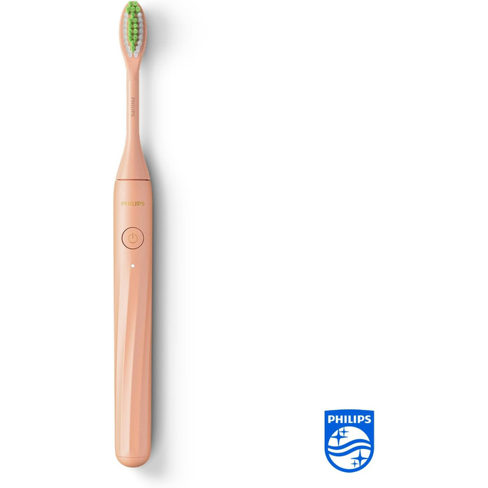 Електрична зубна щітка Philips One з USB-зарядкою, срібляста (модель HY1200/25). Philips One, Сяйво