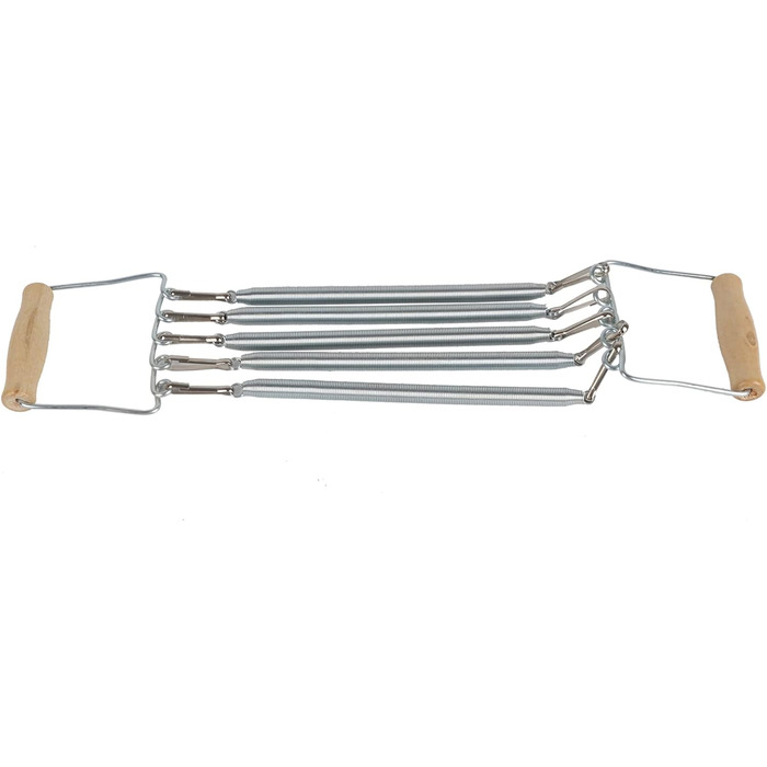 Еспандер для грудей, еспандер для грудей з дерев&39яною ручкою та високою еластичністю, знімний пружинний проявник, домашнє тренування м&39язів