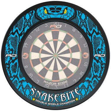 ЧЕРВОНИЙ ДРАКОН Чемпіон світу з дартсу Luke Humphries Окантовка для мішені для дартсу - Захисне кільце/настінний захист для мішені для дартсу, захист стіни на 360 виготовлений з піни високої щільності, міцний Peter Wright Snakebite