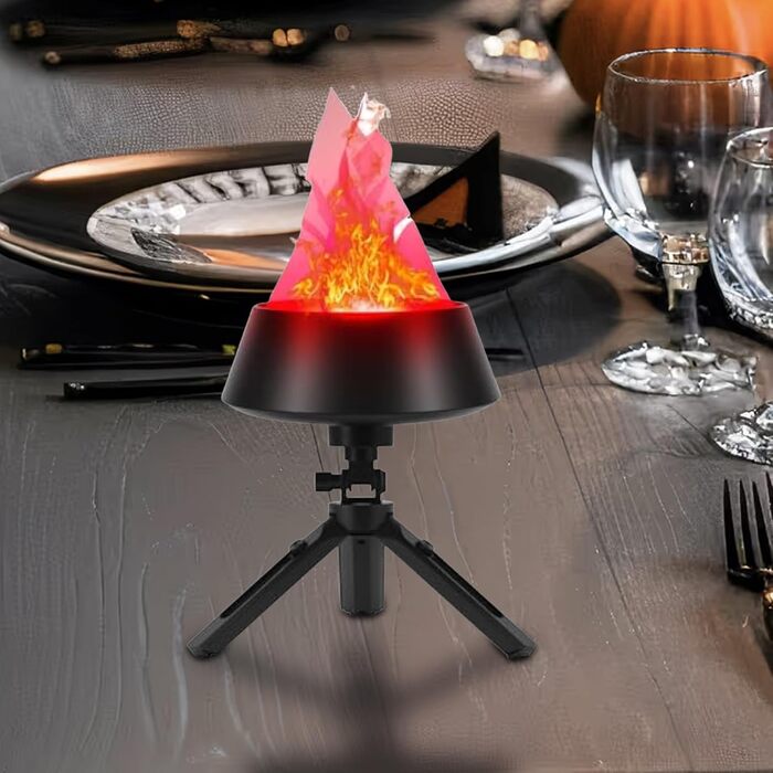 Світлодіодна лампа з полум&39ям - Електрична лампа з ефектом AC230V - Штучний світлодіодний ліхтар з ефектом полум&39я для саду, вечірки на Хелловін, Різдва, заднього двору, Хеллоуїна, різдвяної вечірки, кемпінгу, будинку з привидами