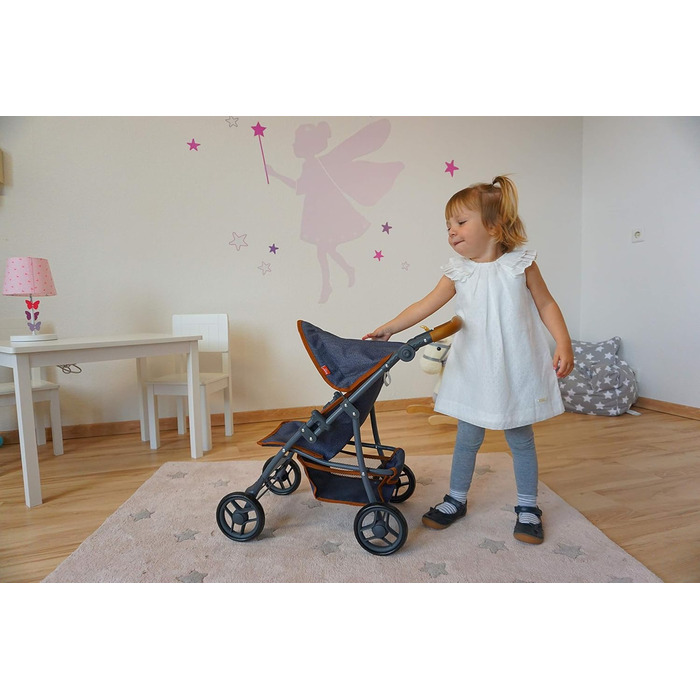 Коляска для ляльки Ліба - темно-синій, 16830 -