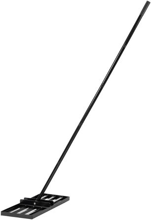 Вирівнювач газону Rasen Rakel 75 x 25 см, сталевий, з ручкою 170 см - інструмент для планування та вирівнювання газонів у саду