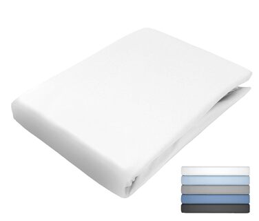 Простирадло на резинці JACK Uni сатинове 100x200 / 140x200 / 180x200 см однотонне простирадло на резинці, багато кольорів, колір білий, розмір 180x200 см простирадло на резинці 180x200 см простирадло на резинці біле