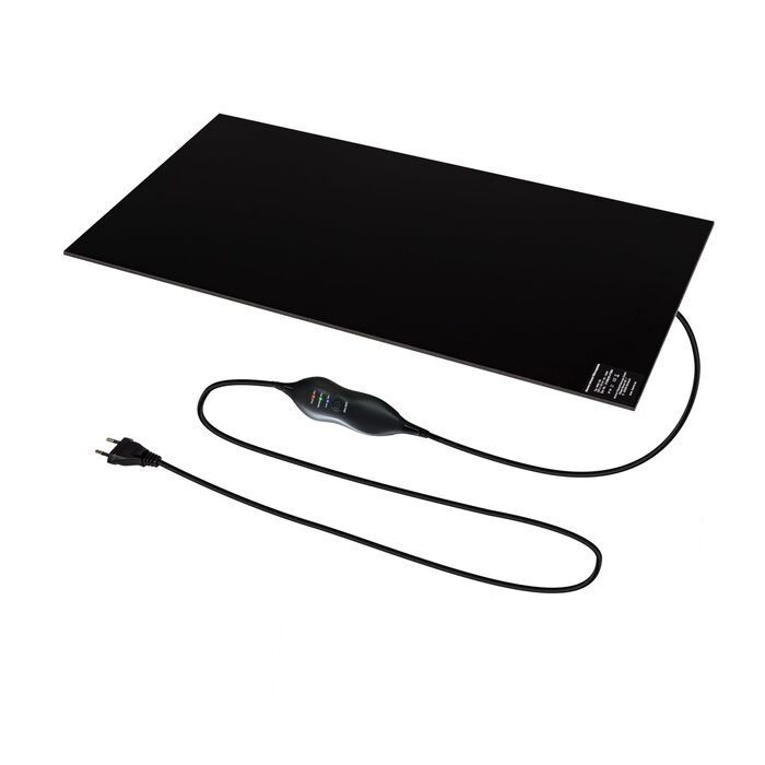 Інфрачервоний нагрівальний панельний обігрівач столу 30x60 см 150 Вт з димером для плавного керування, інфрачервоний офісний обігрівач для зігріву ніг, самоклеючий для столу/робочого столу