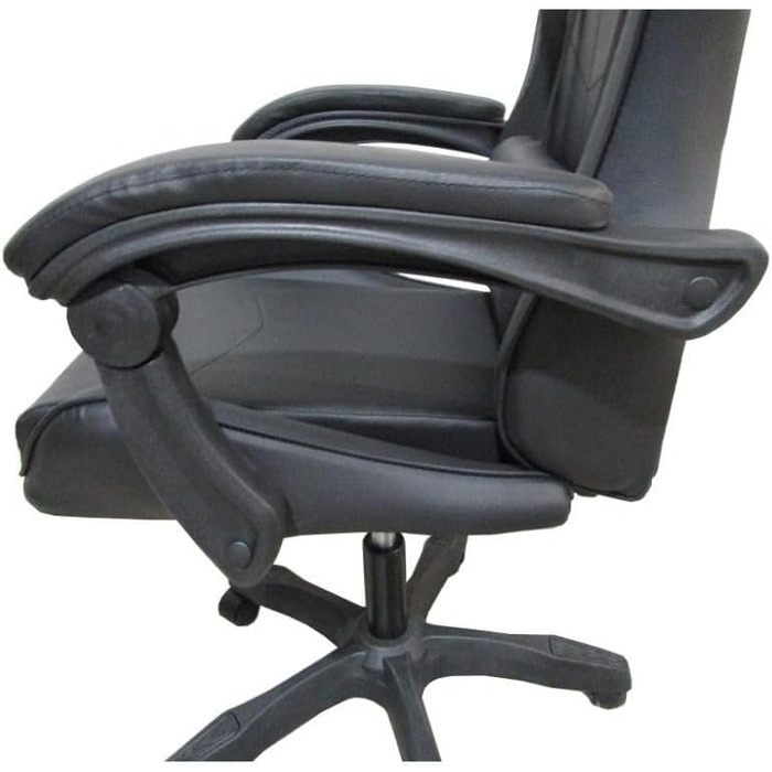 Регульоване м&39яке ігрове крісло з колесами, чорне - Kiter