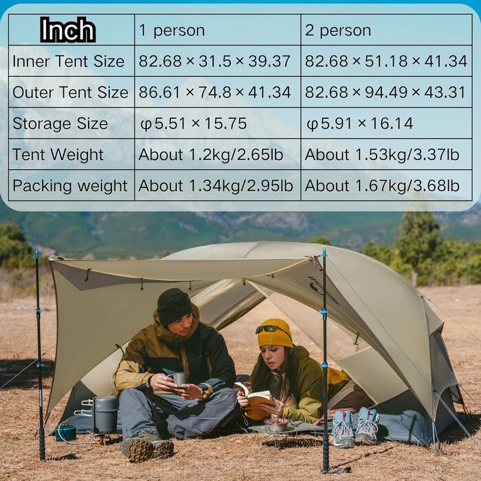 Намет Naturehike Mongar UL оновлення 2025 1,5 кг, надлегкі намети, на 1/2 особи, туристичний намет, 4 режими використання, водонепроникний, туристичний намет для кемпінгу з ганком, легке встановлення, сірий, на 2 особи