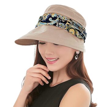 Жіночий складаний сонцезахисний капелюх KXF 2-в-1 з клапаном на шиї, дихаючий, швидковисихаючий, захист 360, козирок для спорту на свіжому повітрі, широкий козирок, захист від ультрафіолету UPF 50, капелюх для пляжної риболовлі, один розмір 4