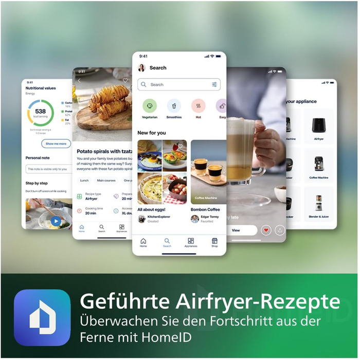 Фритюрниця Philips 5000 серії XXL, 7,2 л (1,4 кг) - 6 порцій, фритюрниця 16 в 1, підключення до Wi-Fi, на 90 менше жиру завдяки те