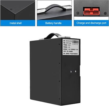 Акумулятор для електричного вилочного навантажувача TGHY, літій-іонний акумулятор 48 В, 10,4 Аг, 15,6 Аг, 18 Аг, акумулятор для вантажівок для завантаження та розвантаження, акумулятор для складських вантажівок логістики 48 В, 48 В, 10,4 Аг