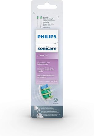 Оригінальна щітка Philips Sonicare InterCare HX9002/10, краща чистка міжзубних проміжків, 2 шт. и