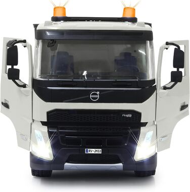 Позашляховий самоскид Volvo FMX Meiller 120 2,4GHz Офіційна ліцензія, звук попередження про рух заднім ходом, протектовані гумові шини, LED підсвічування, підйом/опускання кузова, будівельна техніка