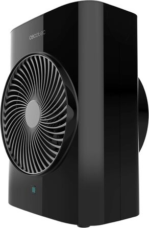 Енергоощадний обігрівач Cecotec ReadyWarm 2070 Max Force Smart, 2000 Вт, 2 рівні потужності, 3 режими, LED-дисплей, пульт ДК, регульований термостат, система безпеки, чорний