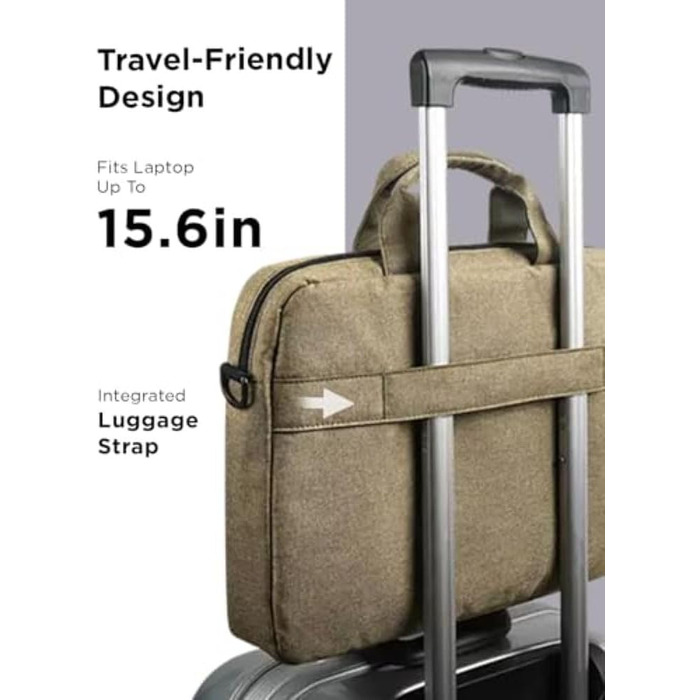 Сумка для ноутбука Lenovo для 39.6 см (15.6 дюйма) T210, коричнева, 15.6 зелена