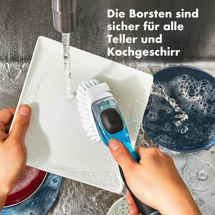 Наповнювач для дискової щітки OXO Good Grips з дозатором мила для посуду Заправка для щітки для дозатора мила