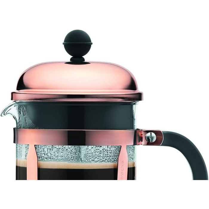 Кавоварка Bodum 1924-18 CHAMBORD на 4 чашки, 0,5 л, насичена мідь