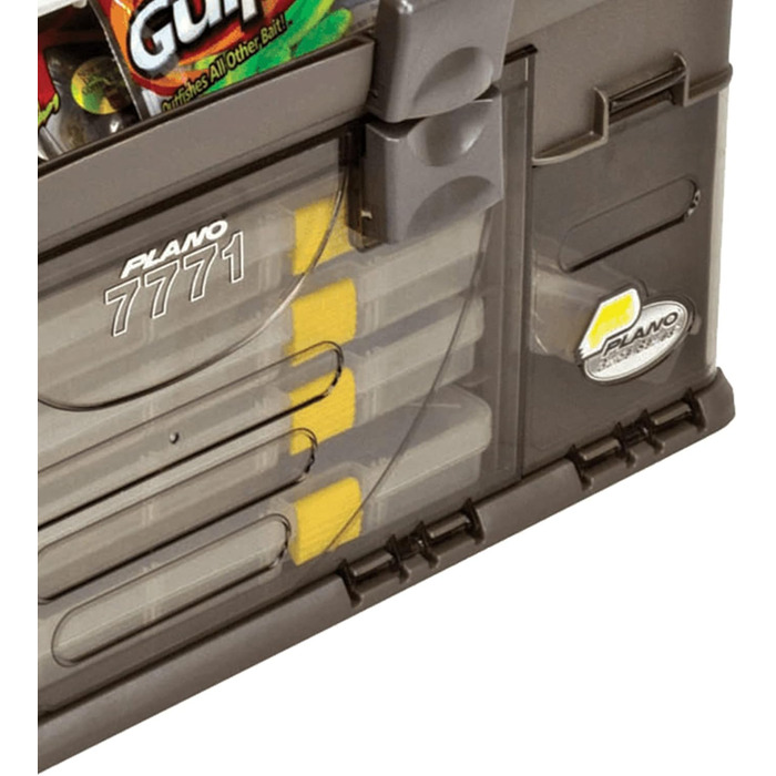 Ящик для снастей Plano 137401 від Rack System 3700, різнокольоровий, 40,6 x 30,5 x 43,8 см, 2,7 кг, графіт/пісковик, один розмір, Stowaway Rack System Pro