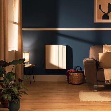 Керамічний панельний обігрівач Cecotec ReadyWarm 4000 Thermal Ceramic Connected з Wi-Fi, 1000 Вт, 4 модулі з литого алюмінію та кераміки, таймер, захист IPX4, 4 режими роботи, для приміщень до 12 м
