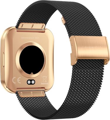 Мініатюрний жіночий смарт-годинник, товщина 8 мм та вигнутий, голосове керування, AMOLED-дисплей завжди ввімкнений, 3 ремінці, відстеження менструального циклу, водонепроникний, металевий корпус, функція телефону, моніторинг сну, трекер