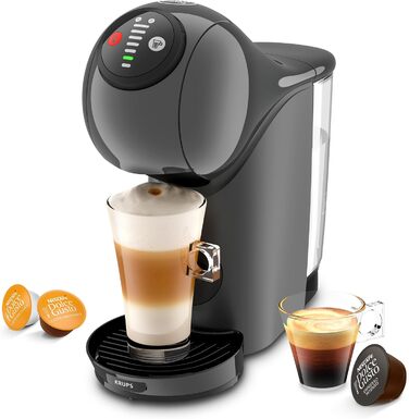 Антрацит Кавоварка капсульна автоматична NESCAF DOLCE GUSTO GENIO S by KRUPS антрацит Кавоварка капсульна KP243B антрацит