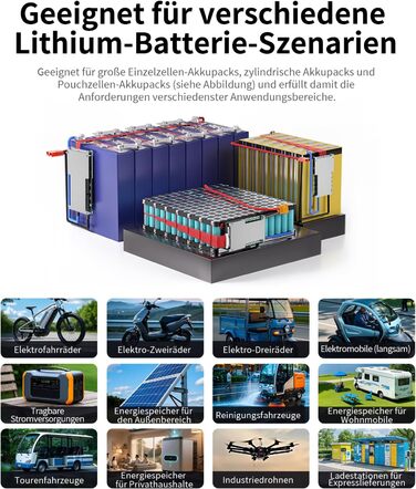 Плата захисту літієвої друкованої плати BMS 13S 48V 30A з балансувальним виводом та NTC, розділений порт, десять функцій захисту, система керування літій-іонним акумулятором, Li-Ion BMS