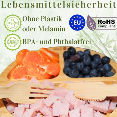 Компостованих бамбукових ложок 16 см екологічно чисті одноразові столові прибори без деревного присмаку Екологічно чисті та без присмаку Пікнік, барбекю, вечірка Claudi Home 300 ложок XL, 300