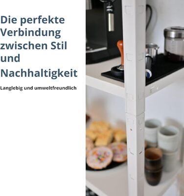 Система полиць SCHULTE з 5 полицями PowerMAX, вантажопідйомність 65 кг, 190x100x40 см (ВxШxГ), білий, полиця для зберігання, полиця для майстерні, полиця для підвалу, полиця для гаража, металева полиця