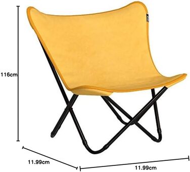 Розкладне крісло Lafuma для в дорогу, Maxi Pop Up Airlon Uni, Curry, LFM1024-7234