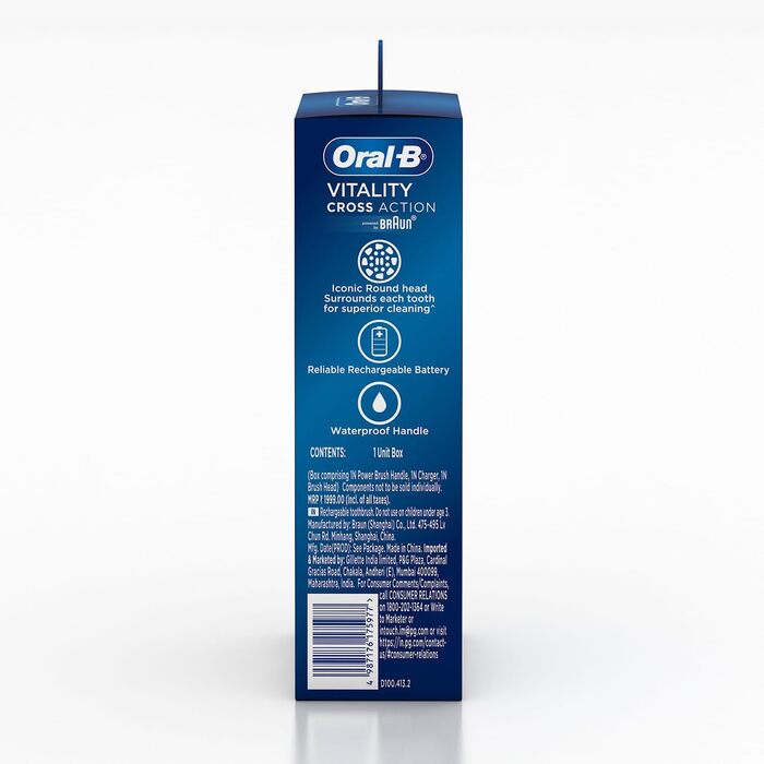 Електрична ротаційна зубна щітка Oral-B, 1000 мл