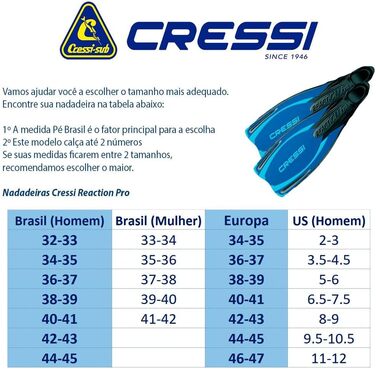 Ласти Cressi Reaction Pro - Ласти для дайвінгу, фрідайвінгу та сноркелінгу, дорослі унісекс 44/45 чорні/срібні
