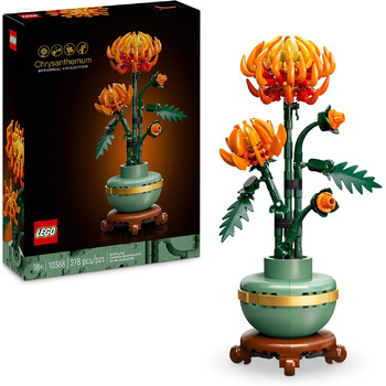 Конструктор LEGO Botanicals Хризантема, 278 деталей